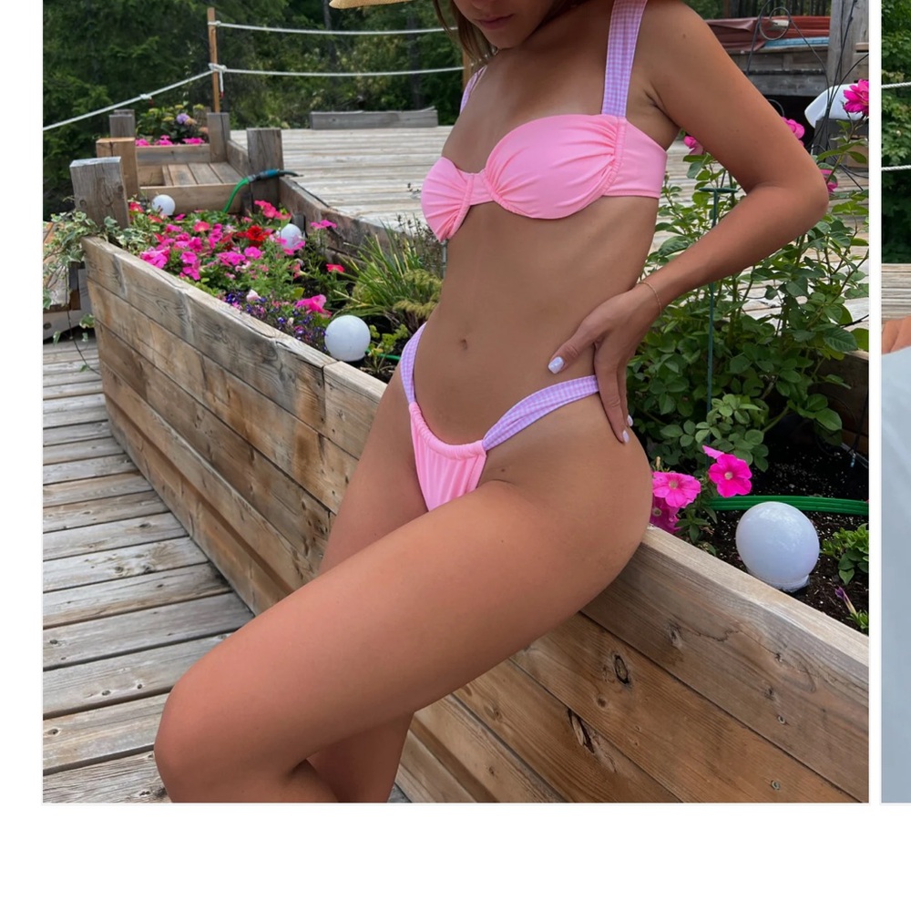 Strawberry Milk Mob Pink and Purple Bikini